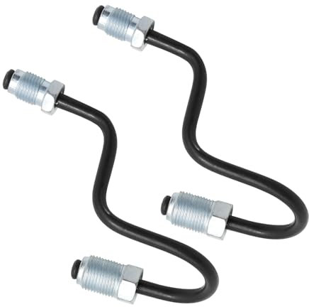JUUDDENPARTS 2Pcs 1K0611763E Golf Brake Line Rear, Replacement for A3 2004-2013 Replacement for Skoda Octavia 2004-2013 Replacement for SEAT Altea 2004-2010, Replaces 1K0611764L, 1K0611764AA
