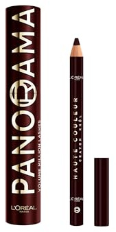 L'Oréal Paris - Duo Mascara Volume Millions de Cils Panorama Chromatic & Crayon Khôl Haute Couleur - Regard Panoramique & Cils Démultipliés - Couleur Intense - Teinte : Bordeaux Cashmere