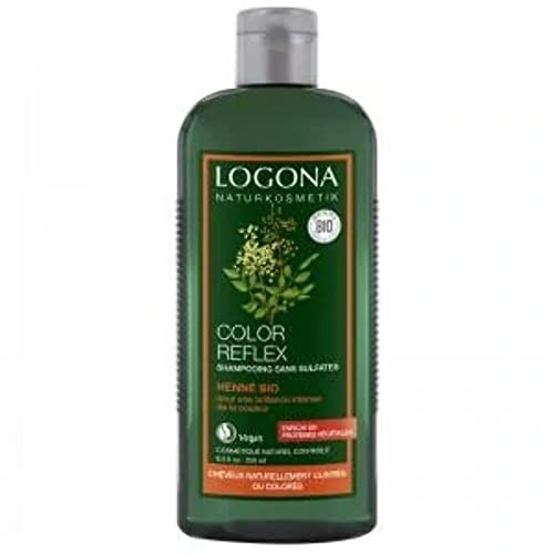 Logona 1003shahen - Pflege und Schönheit für das Haar - Shampoo, Henna-Reflexionen, 250 ml