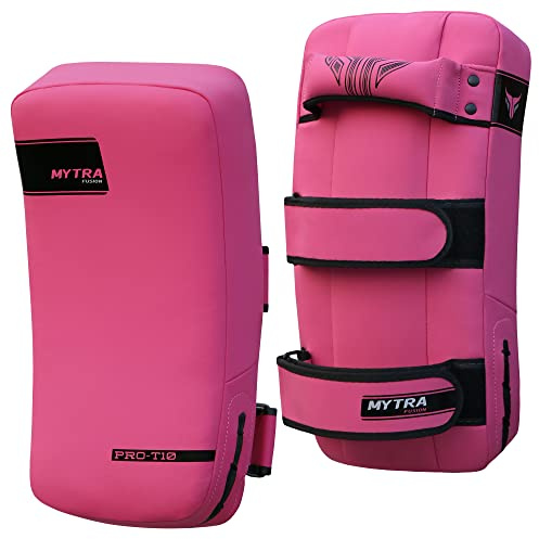 Mytra Fusion Women Muay Thai Pad Curved kick pad MMA, Kickboxing, Martial Arts, Karate Pinching pad