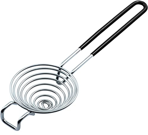 CAMKYDE Egg Separator Food Grade Stainless Steel Egg Yolk White Separation Tool (Black)