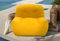 DOMO. collection Outdoor Sessel Norderney, Gartensessel, Outdoorsofa, Gartenmöbel, Polstersessel wetterfest, 114 x 105 x 78 cm (BxTxH), gelb
