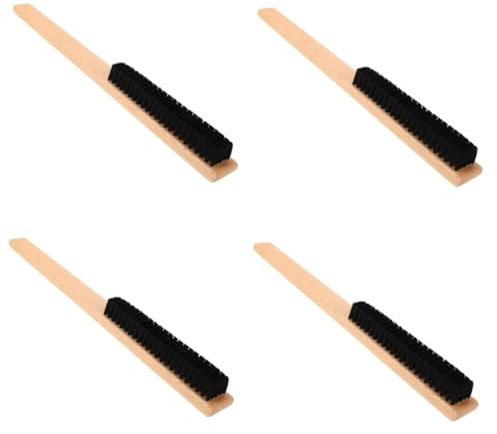 PACKOVE 4pièces Brosse à Vêtements Et Chapeaux Bois Brosse De Nettoyage pour Éliminer Peluches Cheveux Et Poussière Outils pour Entretien des Vêtements Et Accessoires Ménagers