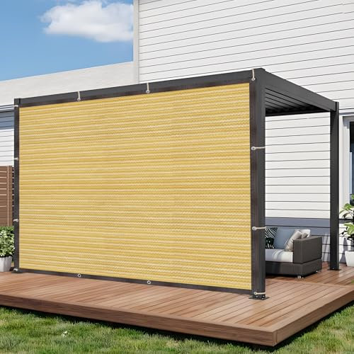 Red de sombra – Red de sombra con ojales, 2 x 3 m, duradera, 95 % protección UV, para protección solar en balcones, huéspedes, casas y terrazas