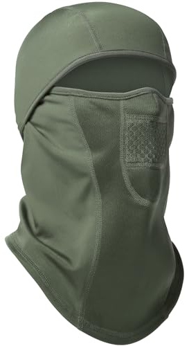 1TG Taktisk rånarluva ansiktshuva skidmask stormmask, balaclava för kvinnor och män paintball mask airsoft mask – UV-skydd, vindtät varm, utomhussporter cykling, motorcykel, fiske