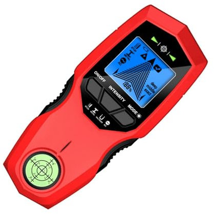 Détecteur mural multifonction portable avec alertes LED, dispositif de haute précision pour clous en bois, fils métalliques et câbles