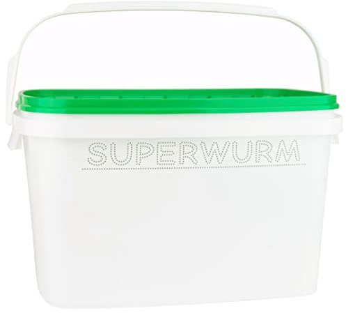 SUPERWURM Wurmeimer 6 Liter, Wurmbox (Leer)