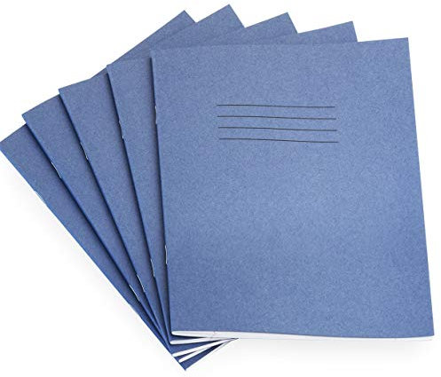 Rhino Schulheft, A5, liniert, 48 Seiten, Blau, 10 Stück