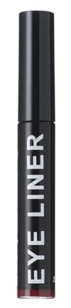Red liquid eye liner. Stong colour liquid eye liner with a fine brush applicator.