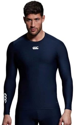 Canterbury Mens Thermoreg Long Sleeve Top Base Layer - Navy - 4XL