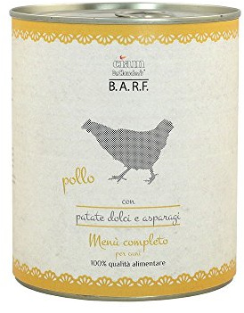 CIAM DR. CLAUDER'S Barf Cane Trito Pollo GR. 800 Cibo Crudo E Biologico Per Cani