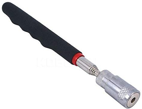 geo-versand Teleskopmagnet med LED-magnetlyftare, geocaching, stavmagnet, verktyg
