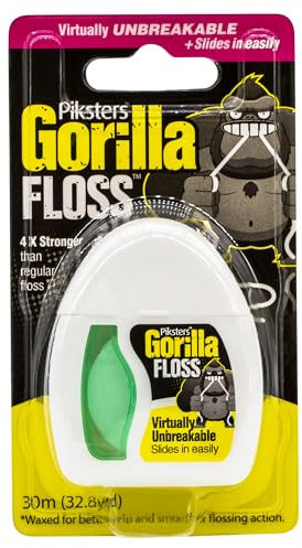 Piksters Gorilla Zahnseide, extra stark, feines Gewinde, 30 m