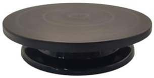 VEDA® Drehteller 27,9 cm – Drehbarer Ständer für Kuchen, Malerei, Modellbau & Präsentation – Schwarz, Modell 130E