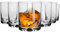 Krosno Whisky Glasses | Set of 6 | 350 ml | Mixology Collection | Drinking Glasses Cocktail Glasses Gift Box | Home, Restaurants and Kitchen Set | Dishwasher Safe Glass Cup