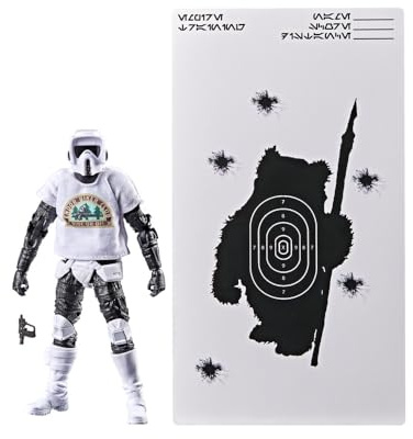 Star Wars The Black Series Scout Trooper, May the 4th Be With You premium samlarobjekt 15 cm actionfigur | Star Wars The Black Series 6 tums actionfigur exklusiv - Scout Trooper May the 4th Be With You