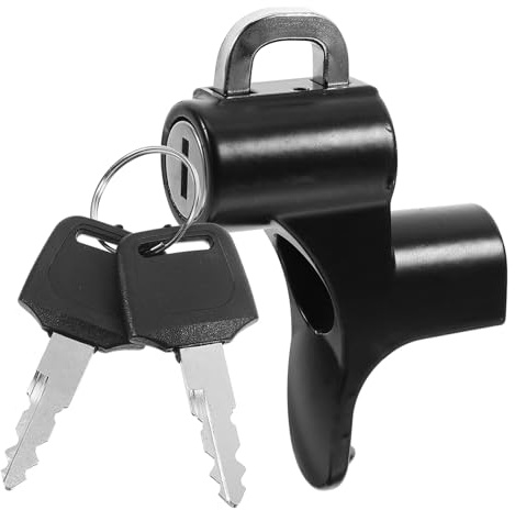 SHINEOFI Set Lucchetti Antifurto per Casco e Scooter Lucchetto Sicurezza Gancio Resistente Accessorio Compatto per Fissaggio Casco da Motociclista