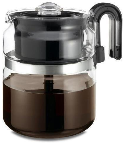 PERCOLATOR 8 CUP GLASS