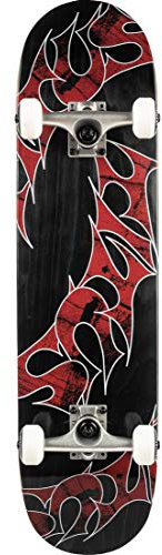 TITUS Skateboards-Complete Stained Triple-Schranz, Black-Stained, 8, Komplett Board, Holzboard aus 7 Schichten Ahornholz, Skateboard für Jugendliche Erwachsene, Anfänger Profis, Männer Frauen