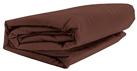 GMD Living Mr. Sandman Spannbettlaken ELASTAN Classic, Farbe:280-tabak, Größe:120-130 x 200-220 cm