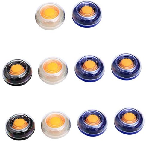 VICASKY 10st Büroschwammbecher Schwamm Nasser Finger Umschlag Briefmarken Tassen Fingerwachs Nassen Schwamm Feilen Desktop-schwammbefeuchter Schwämme Währung Checkout Schalter Schreibtisch