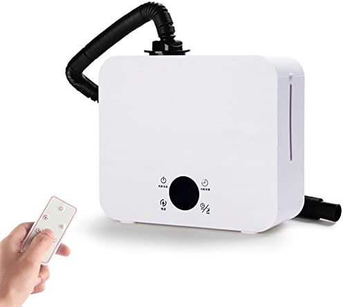 Reptile Fogger Intermittent Wall Mount & Desktop Dim Mister Terrarius luftfuktare med Timer 2.5L Top Fill Vattentank, Vägg Lämplig för Reptiler Amphibians Gröna växter