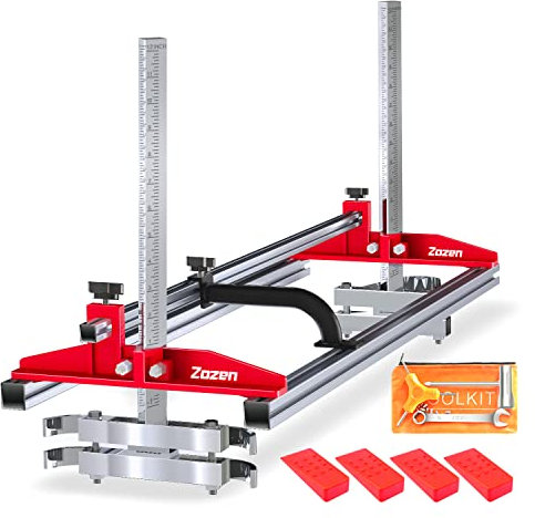 Zozen Chainsaw Mill 14-36, sierra de cadena, sierra portátil, sistema de guía de corte flexible para trabajadores de la construcción y carpintería