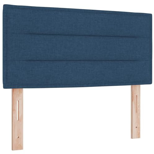 vidaXL Kopfteil Linien-Design Blau 80 cm Stoff