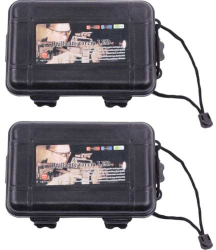 Lipfer 2 Pezzi Scatola Organizer Portatile con Scomparti Multipli per Punte di Freccia, Ideale per Tiro con L' E Attrezzatura Caccia