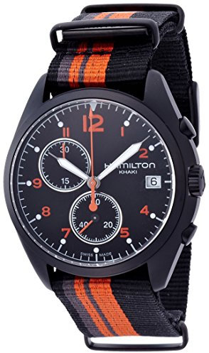 Hamilton Men's Analogue Quartz Watch with Textile Strap H76582933