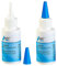 AGT Stoffkleber: 2er-Set Textilkleber, schnell trocknend und hitzebeständig, 2x 60 ml (Lederreparatur, Stoffkleber Textilkleber, Handnähmaschine)