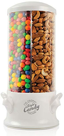 Handy Gourmet JB8450PWHI Süßigkeiten- und Nussspender, 3 Stück, Perlweiß