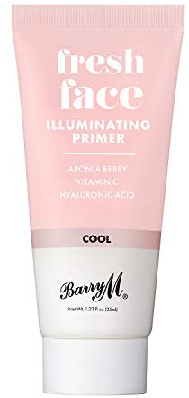 Barry M Cosmetics Fresh Face Makeup Primer Base, Cool Silver, 1 count