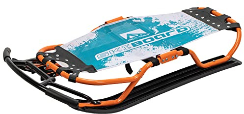 Arctic Trail Skiboard Snow Sled - Snow Racer with Ski Blade Sliders + Handles - High Performance Racing Sled - Durable All-Weather Premium Winter Toy for All Riders - 42