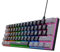 Trust Gaming GXT 867 Acira Tastiera Meccanica 60% Layout Italiano QWERTY, Mini Tastiera Retroilluminata RGB, Tasti a Doppia Funzione, USB Tastiera Gaming Programmabile PC Laptop Portatile - Nero