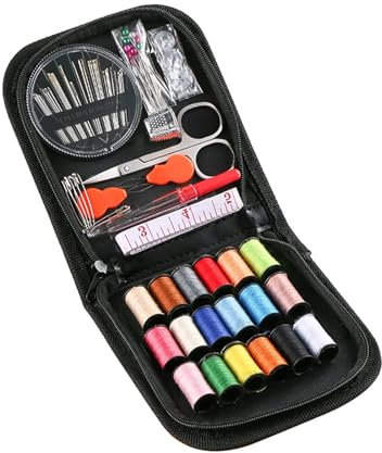 72 Stück Reise Nähset, Nähzubehör, Mini-Nähset für Zuhause, Reise und Notfall, Verpackt mit Reparatur- und Nähnadeln
