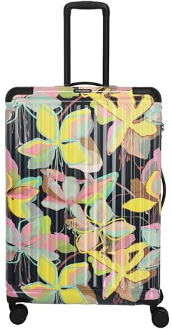 Travelite CRUISE Trolley L (77 cm) mit 4 Rollen Gelbe Orchidee [87]