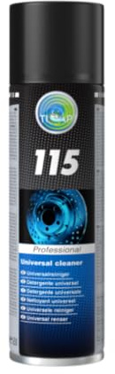 Vialine 115 Limpiador de Frenos y Piezas Mecánicas 500 ml – Spray Desengrasante Profesional de Alta Presión, Evaporación Rápida, Válvula 360°, Elimina Aceite y Grasa | Pack Unidades (6)