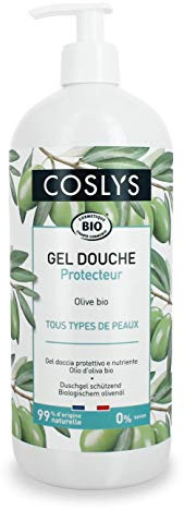 Coslys Hygiène Corporelle Gel Douche Protecteur à l'huile d'olive bio 1 L