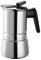 Pedrini 02CF037 Caffettiera Induzione, Acciaio Inossidabile, Steel Moka, 4 tazze