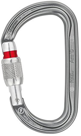 PETZL Am'D Screw Lock Carabiner Grey