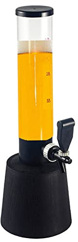 LJJ Beer Tower, Beverage Beer Dispenser, Barrel With Tap, 1.5l Small Drinking Fountain, Family Gathering