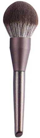 arsglaci Grand Pinceau de Fond de Teint en Poudre Libre, Adapté pour de Grandes Zones de Maquillage, Poil de Chèvre, Brown