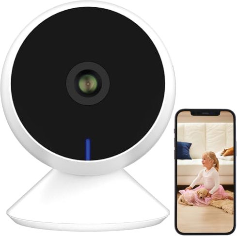 7links Cam: 2K-IP-Überwachungskamera, smarte Bewegungserkennung, 3MP, WLAN, App (WiFi Cam, Mini Überwachungskamera, Überwachungssystem Funk)