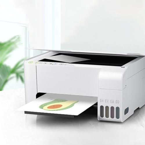 Advokingtap Carta adesiva per sublimazione, impermeabile, 100 pezzi, colore vivido, colore bianco lucido, per stampanti a getto d'inchiostro (A4-21 x 29,7 cm)