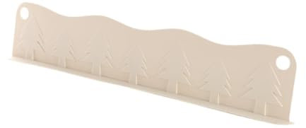 YWJLQH Protector contra Salpicaduras para Fregadero de Cocina, Placa Deflectora Frontal, Barrera Ligera de Agua para Encimera de Baño Doméstico, Blanco, Individual