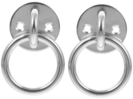 LIFKOME 2Pièces Kit de Suspension pour Inoxydable Ancrage de Montage Au Plafond pour Chaises Suspendues Balançoires