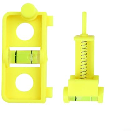 Kit di livellamento con livella per arco e livello freccia per una configurazione precisa dell'arco composto (giallo)