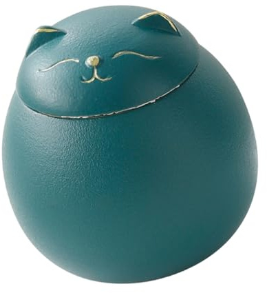 MOTHNUR Barattolo Per Tè in Ceramica Piccolo Sigillato, Contenitore Ermetico Portatile Per Conservazione Foglie Di Tè Decorativo e Resistente