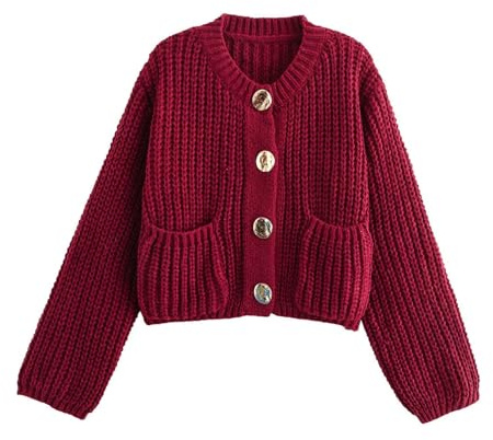Gilet De Noel Femme Long Capuche Laine Rouge Fourrure Agneau Cardigan Pull Court Hiver Veste Interieur sans Manche Chic Et Elegant Manteau Cachemire en Chaud avec Fermeture Velours Cotele